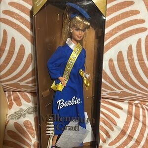 Barbie Blue and Gold Graduation Ensemble